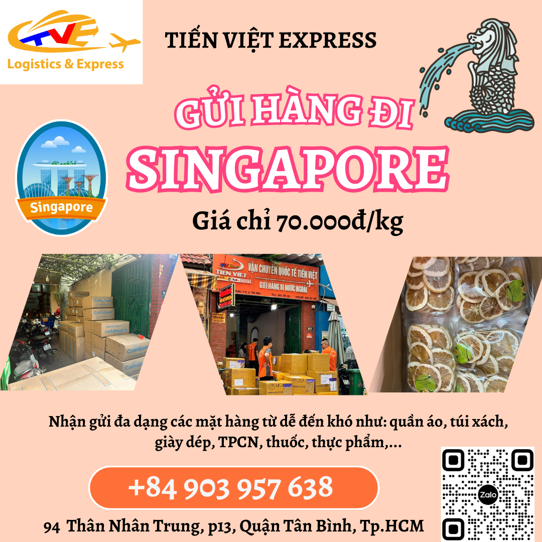 Gửi hàng đi Singapore